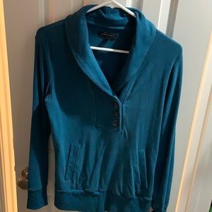 Teal banana republic sweater